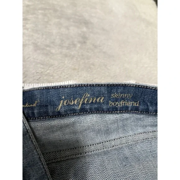 7 For All Mankind Josefina Skinny Boyfriend Womens Denim Jeans Size 29 Act 34 - Picture 8 of 8